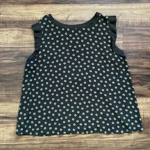 Floral Mixed Media Top